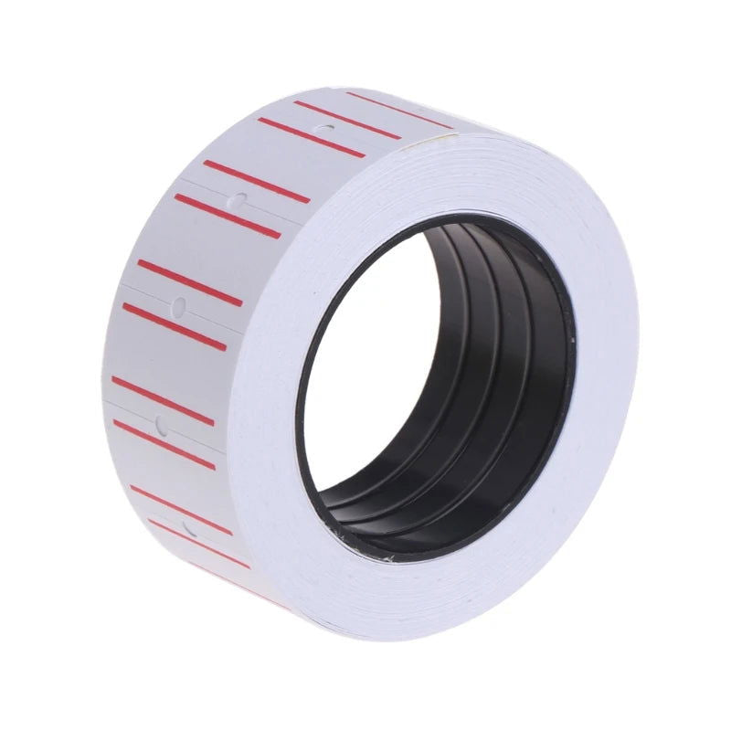 1 Roll(500 Labels) Self Adhesive Price Tags White Self Adhesive Price Label Tag Sticker Office Supplies - Slobuy