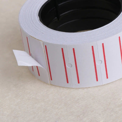 1 Roll(500 Labels) Self Adhesive Price Tags White Self Adhesive Price Label Tag Sticker Office Supplies - Slobuy
