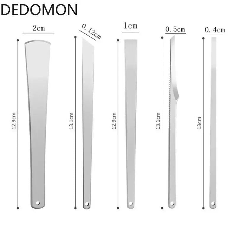 1 Set Foot Toenail Repair Knife Set Remove Dead Skin Calluses Exfoliate Manicure Care Tools Feet Nail Ingrown Cuticle Scraper - Slobuy