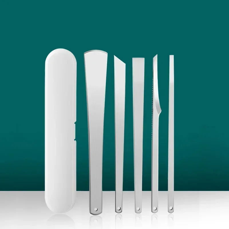 1 Set Foot Toenail Repair Knife Set Remove Dead Skin Calluses Exfoliate Manicure Care Tools Feet Nail Ingrown Cuticle Scraper - Slobuy