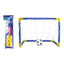 1 Set Indoor Mini Folding Soccer Goal Post Net Set Pump Home Game Football Goal Post Frame Kit Child Game Toys - Slobuy
