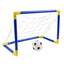 1 Set Indoor Mini Folding Soccer Goal Post Net Set Pump Home Game Football Goal Post Frame Kit Child Game Toys - Slobuy