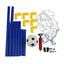 1 Set Indoor Mini Folding Soccer Goal Post Net Set Pump Home Game Football Goal Post Frame Kit Child Game Toys - Slobuy