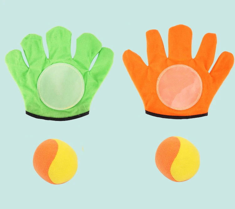 1 Set Kids Sucker Sticky Ball Toy Outdoor Sports Catch Ball Game Set Throw And Catch Parent-Child Interactive Outdoor Toys GYH - Slobuy