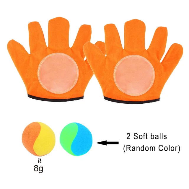 1 Set Kids Sucker Sticky Ball Toy Outdoor Sports Catch Ball Game Set Throw And Catch Parent-Child Interactive Outdoor Toys GYH - Slobuy
