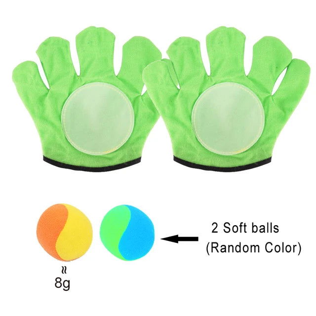 1 Set Kids Sucker Sticky Ball Toy Outdoor Sports Catch Ball Game Set Throw And Catch Parent-Child Interactive Outdoor Toys GYH - Slobuy