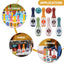 1 Set Toddler Bowling Toys Kids Colored Bowling Pin Bowling Balls Indoor Games Toys Supplies - Slobuy