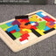 1 Set Wooden Puzzle Baby Early Education Fun Game Children Thinking Logic Square Toy Puzzle - Slobuy