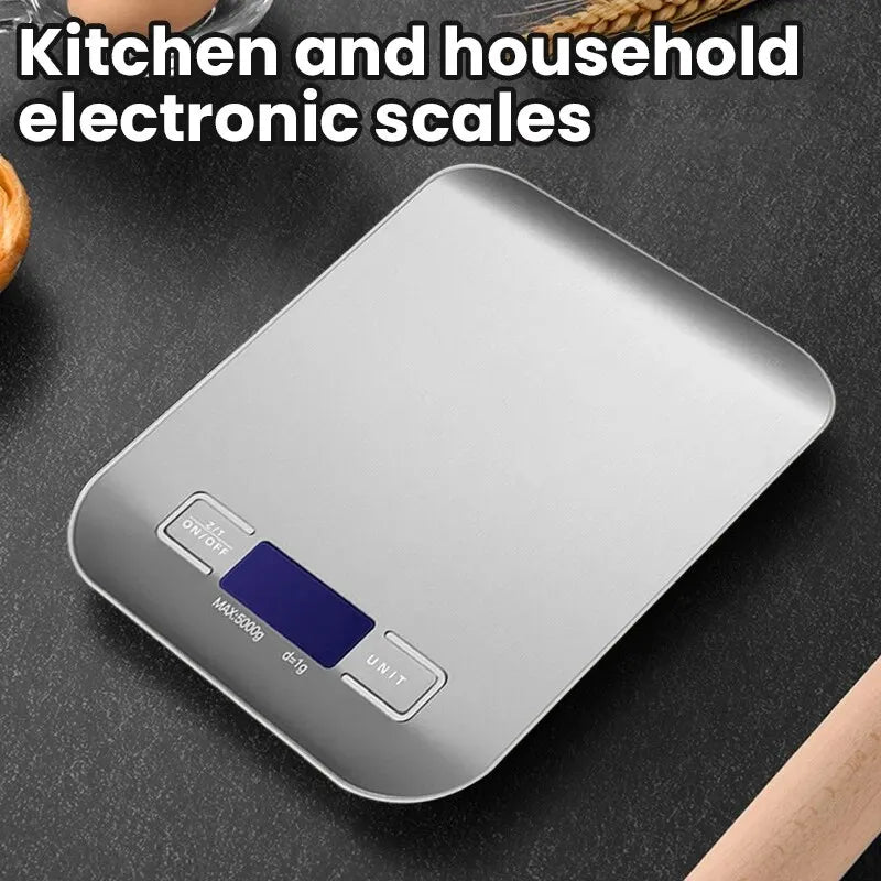 Household Kitchen High-precision Electronic Pastry Baking Scale Small Food Baking Scale 10kg/1g Accurate Weighing - Slobuy