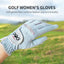1pair GOG GOLF GLOVES BLUE Professional Breathable Sky Blue soft Fabric For women left and right hand free shipping - Slobuy