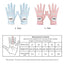 1pair GOG GOLF GLOVES BLUE Professional Breathable Sky Blue soft Fabric For women left and right hand free shipping - Slobuy