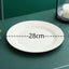 1pc 28cm Wheat Straw Dinner Plates Pizza Plate Steak Dish Western Food Large Plate Dessert Plate Dishes    Kitchen - Slobuy