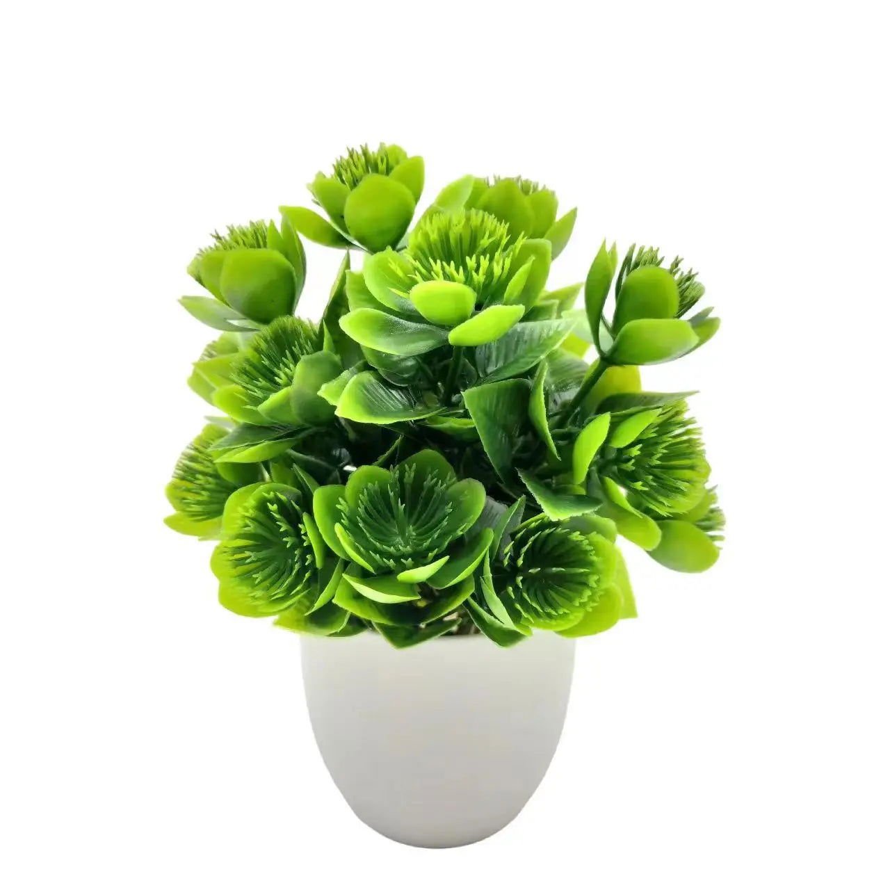 1pc Artificial Plants with Plastics Pots Perfect Greenery for Home DecorationsOffice Desk Living Room and Bedroom Decoration - Slobuy