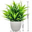 1pc Artificial Plants with Plastics Pots Perfect Greenery for Home DecorationsOffice Desk Living Room and Bedroom Decoration - Slobuy