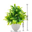 1pc Artificial Plants with Plastics Pots Perfect Greenery for Home DecorationsOffice Desk Living Room and Bedroom Decoration - Slobuy