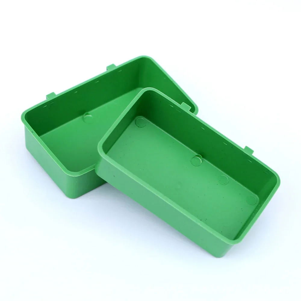 1pc Bird Water Bath Tub Pet Bird Bowl Parrots Parakeet Birdbath Cage Hanging Small Parrot Cage Pet Bird Food Tray Accessories - Slobuy