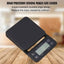 1pc Black Precision Coffee Dropping Scale 0.1g Coffee Dropping Scale With Timer Digital Kitchen Scale High Precision LCD Scale - Slobuy