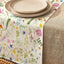 1pc Bloom Flowers Tulip Summer Table Runner13"x72"SeasonaWedding Holiday Kitchen Dining Table Decoration, Home Party IndoorDecor - Slobuy