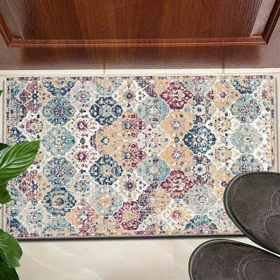 1pc Bohemia Persian Pattern Anti-fatigue Kitchen Mat Doormat Bathroom Rugs Floor Mat - Slobuy