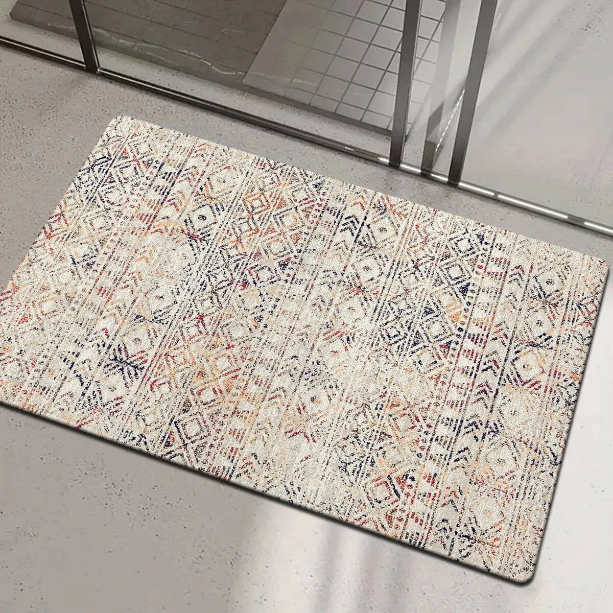1pc Bohemia Persian Pattern Anti-fatigue Kitchen Mat Doormat Bathroom Rugs Floor Mat - Slobuy