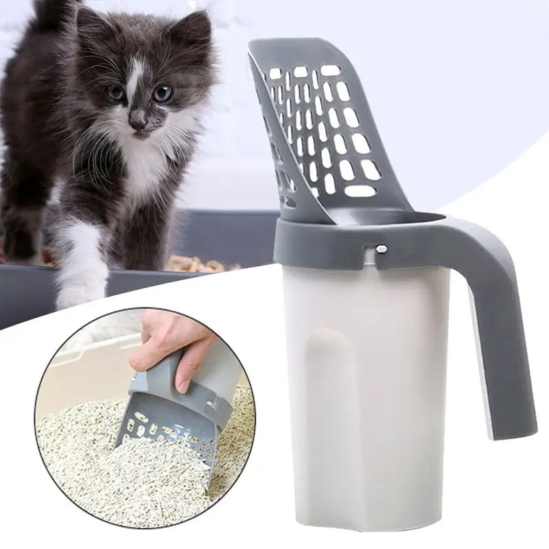 1pc Cat Litter Shovel Scoop Filter Pet Litter Sifter Hollow Neater Scoop Sandboxes Shovel Sand Cats Supplies - Slobuy