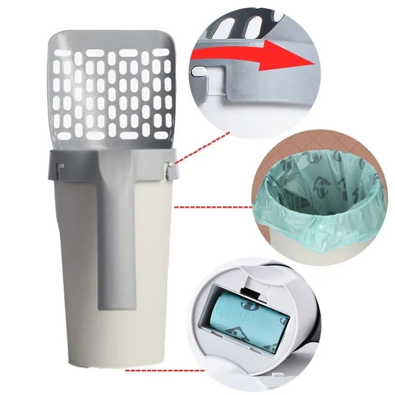 1pc Cat Litter Shovel Scoop Filter Pet Litter Sifter Hollow Neater Scoop Sandboxes Shovel Sand Cats Supplies - Slobuy