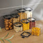 1pc Clear Food Storage Box,Food Storage Container With Lid, Plastic Kitchen And Pantry Organization Canisters - Slobuy
