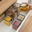 1pc Clear Food Storage Box,Food Storage Container With Lid, Plastic Kitchen And Pantry Organization Canisters - Slobuy