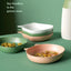 1pc Creative Fruit Plate Kitchen Tableware Desktop Spit Bone Dish Trash Tray Cute Cartoon Shape Bear Snack Food Residue - Slobuy