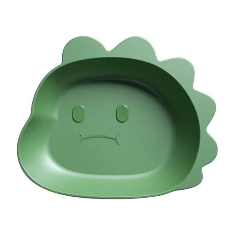 1pc Creative Fruit Plate Kitchen Tableware Desktop Spit Bone Dish Trash Tray Cute Cartoon Shape Bear Snack Food Residue - Slobuy
