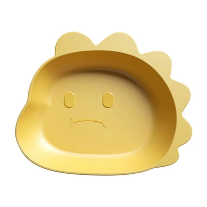 1pc Creative Fruit Plate Kitchen Tableware Desktop Spit Bone Dish Trash Tray Cute Cartoon Shape Bear Snack Food Residue - Slobuy