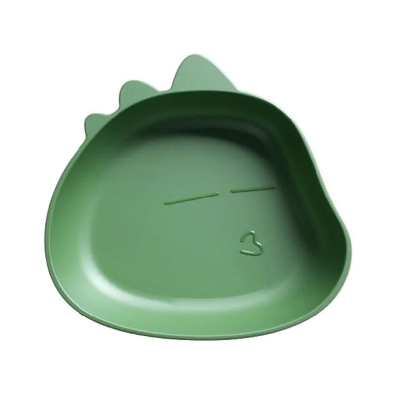 1pc Creative Fruit Plate Kitchen Tableware Desktop Spit Bone Dish Trash Tray Cute Cartoon Shape Bear Snack Food Residue - Slobuy
