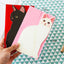 1pc Cute 3D Cat Greeting Cards Christmas Greeting Blessing Cards with Envelopes Wedding Invitations открытка на свадьбу - Slobuy