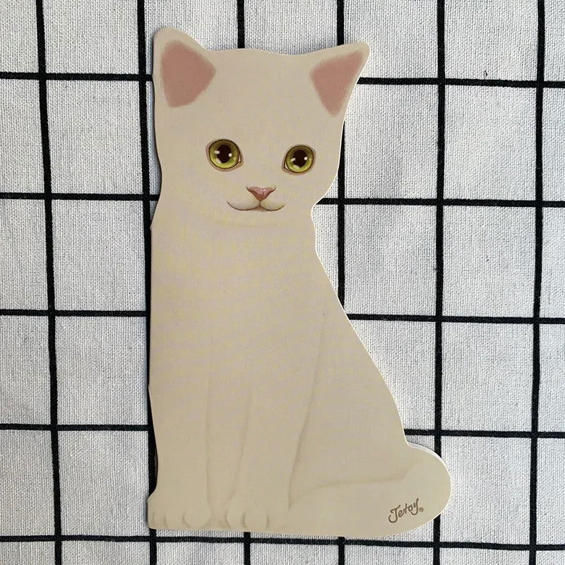 1pc Cute 3D Cat Greeting Cards Christmas Greeting Blessing Cards with Envelopes Wedding Invitations открытка на свадьбу - Slobuy