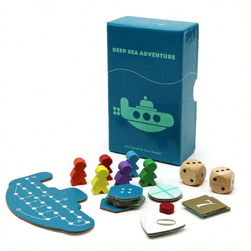 1pc "Deep Sea Adventure" Family Gathering Game Card,Fun Card Game,Party Board Games - Slobuy