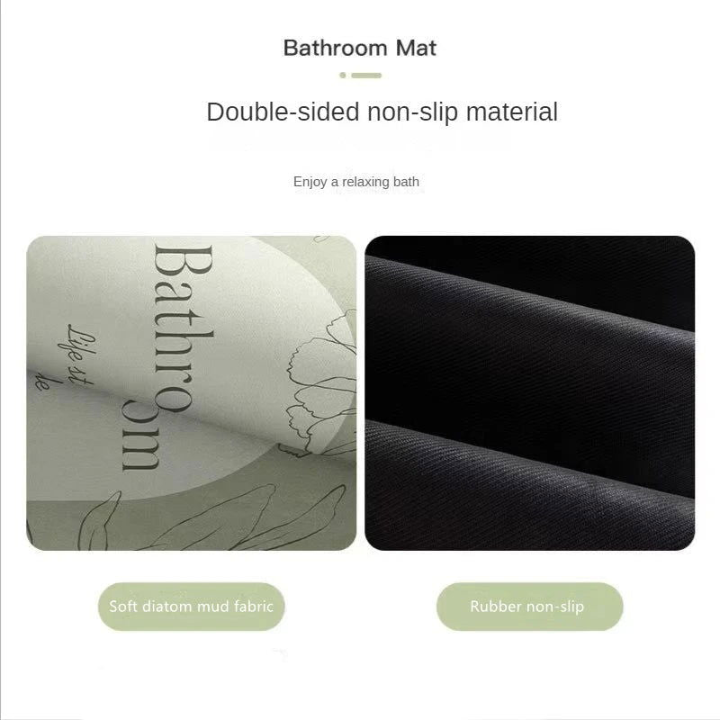 1pc Diatom Mud Floor Mat, Super Absorbent Kitchen Mat, Quick-Drying Kitchen rugs - Slobuy