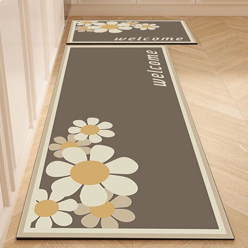 1pc Diatom Mud Floor Mat, Super Absorbent Kitchen Mat, Quick-Drying Kitchen rugs - Slobuy
