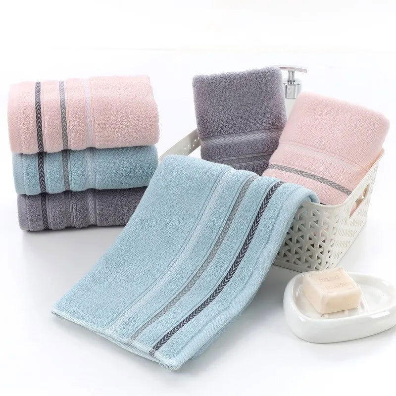 1pc Face Towel Absorbent Pure Hand Face Cleaning Hair Shower Microfiber Towels Bathroom Home Hotel for Adults - Slobuy