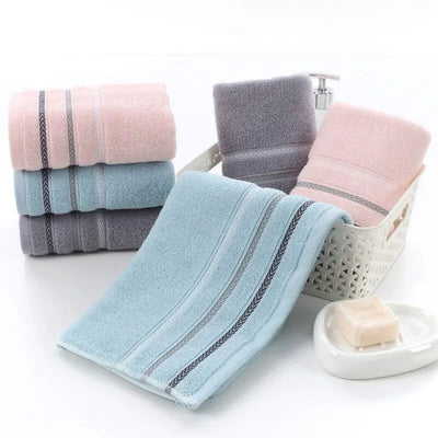 1pc Face Towel Absorbent Pure Hand Face Cleaning Hair Shower Microfiber Towels Bathroom Home Hotel for Adults - Slobuy