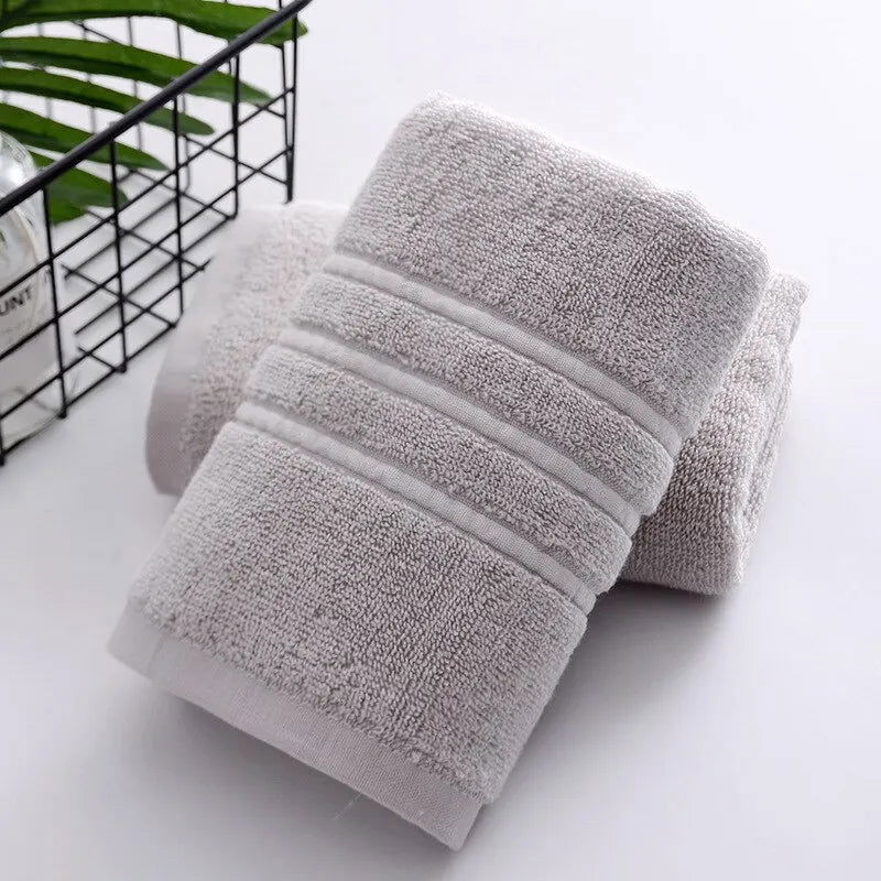 1pc Face Towel Absorbent Pure Hand Face Cleaning Hair Shower Microfiber Towels Bathroom Home Hotel for Adults - Slobuy