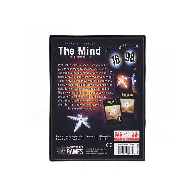 1pc Games The Mind - Family-Friendly Board Games - Game Night - Card Games - Slobuy