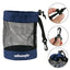 1pc Golf Ball Bag, Mesh Nylon Storage Ball Bag,Drawstring Holder, with Hanging Plastic Clip,Convenient To Hang On Golf Bag - Slobuy