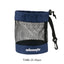 1pc Golf Ball Bag, Mesh Nylon Storage Ball Bag,Drawstring Holder, with Hanging Plastic Clip,Convenient To Hang On Golf Bag - Slobuy