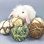 1pc Hamster Fun Pet Toy Ball Natural Guinea Pig Durable Woven Grass Rabbit Rolling For Small Animal Cage Accessories Chew Play - Slobuy