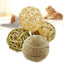 1pc Hamster Fun Pet Toy Ball Natural Guinea Pig Durable Woven Grass Rabbit Rolling For Small Animal Cage Accessories Chew Play - Slobuy