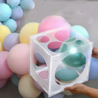 1pc, Holiday Wedding Party 11 Hole Balloon Size Measuring Box,Smooth Section Does Not Hurt The Balloon, Flexible Buckle Design - Slobuy