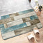1pc Home Bedroom Woold Board Pattern Kitchen Non-slip Floor Mat Absorbent Anti-fouling Home Bathroom Floor Rug - Slobuy