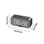 1pc LED Digital Alarm Clock with Bluetooth ,Speaker Mirror Bedroom Office Decor Table Screen Temperature FM Radio - Slobuy