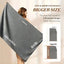 1pc Large Absorbent Hair Towel, Microfiber Soft Drying Towel With Stretch For Wet Curly Hair, Long Hair, Anti-Frizz Drying Quick - Slobuy