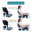1pc Memory Foam Non-Slip Car Seat Cushion for Office and Gaming Chairs - Supports Lumbar and Waist - Soft and Comfortable - Slobuy